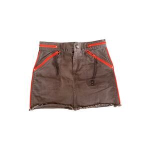 Marc Jacobs Cotton Denim Cargo Mini Skirt Size 4